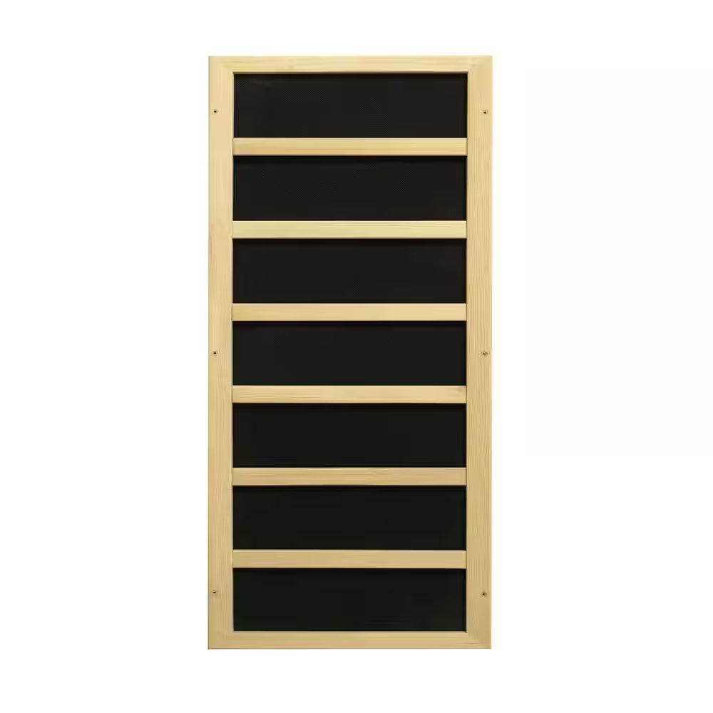 Alpine 3 Person Infrared Sauna – Upgraded with 7 Dual Tech Heaters, Red Light Therapy, Chromotherapy & Sound System