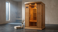 2-Person Low EMF (Under 8MG) FAR Infrared Sauna (Canadian Hemlock) — Lifestyle
