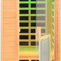 1-Person Far Infrared Sauna – Low EMF 1460W Indoor Home Spa with Dual Controls