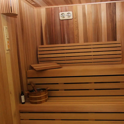 Carbon Smart Saunas - 6' x 9' x 8' - by Finnish Sauna Builders
