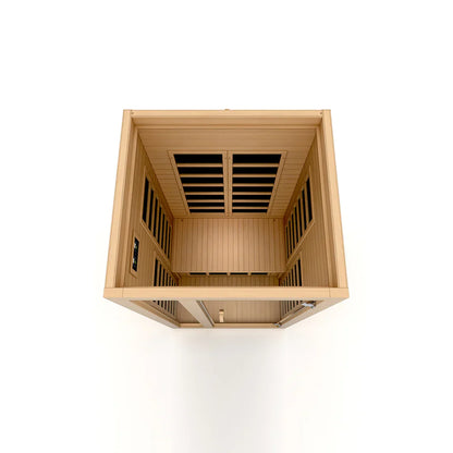 (New 2026 Model) Dynamic "Gracia" 1-2 Person Ultra Low EMF FAR IR Sauna (DYN-6119-01 Elite)