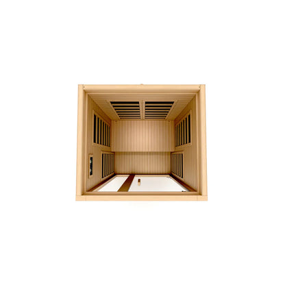 (New 2026 Model) Dynamic "Gracia" 1-2 Person Ultra Low EMF FAR IR Sauna (DYN-6119-01 Elite)