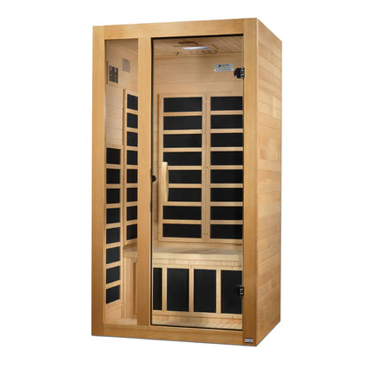 (New 2026 Model) Dynamic "Gracia" 1-2 Person Ultra Low EMF FAR IR Sauna (DYN-6119-01 Elite)