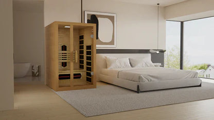 (New 2026 Model) Dynamic Gracia 1-2-Person Full Spectrum Near Zero EMF FAR IR Sauna (DYN-6119-03 FS)
