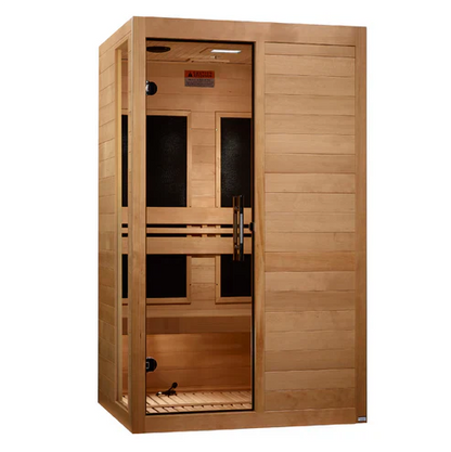 (New 2026 Model) Dynamic "Lucca" 2 Person Low EMF FAR IR Sauna (DYN-6215-05)