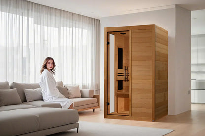 (New 2026 Model) Dynamic "Lucca" 2 Person Ultra Low EMF FAR IR Sauna (DYN-6215-05 Elite)