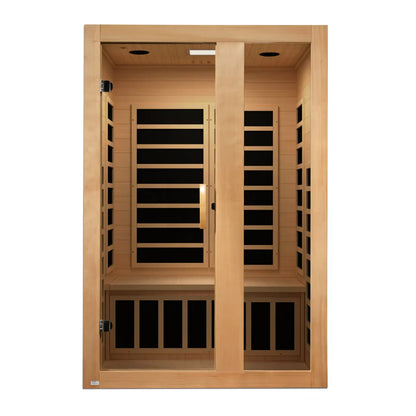 (New 2026 Model) Dynamic "Serena" 2 Person Low EMF FAR IR Sauna (DYN-6229-01)