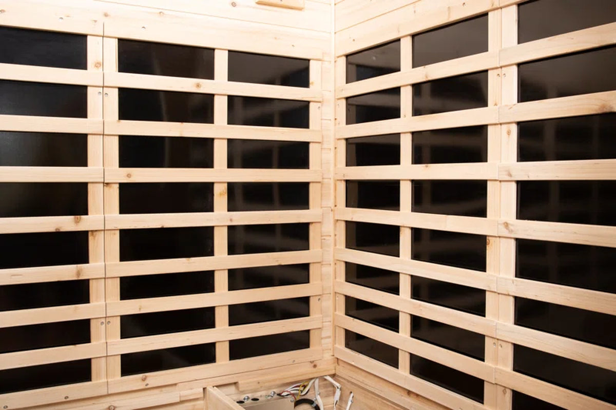 Lomant 4-Person Far Infrared Outdoor Sauna Room – Home Spa Sauna Cabin