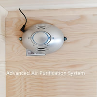 Traditional Home Sauna Built for Daily Wellness, 6.0kW Harvia Heater, Double Bench Design, 4-Person Capacity