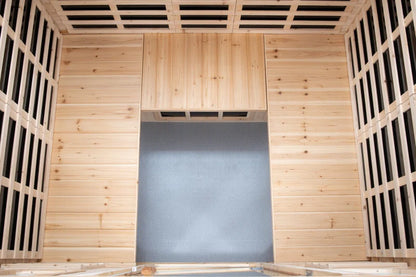 Lomant 4-Person Far Infrared Outdoor Sauna Room – Home Spa Sauna Cabin