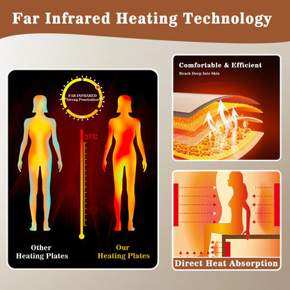 2–3 Person Infrared Sauna – 2180W Home Spa with LED Lights, Red Light & Bluetooth