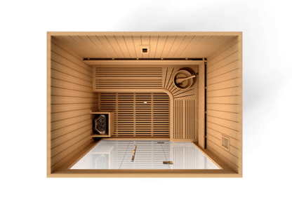 Golden Designs "Copenhagen Edition" 3-Person Traditional Steam Sauna