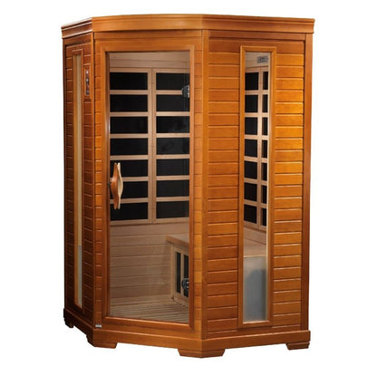 Dynamic "Heming Elite" 2-Person Ultra Low EMF FAR Infrared Sauna (Corner Unit)