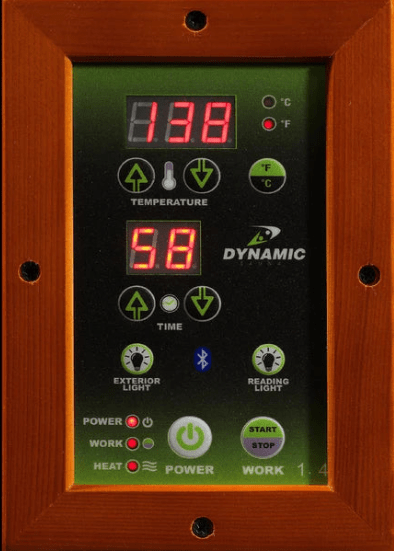 Dynamic "Lugano" 3-Person Low EMF FAR Infrared Sauna