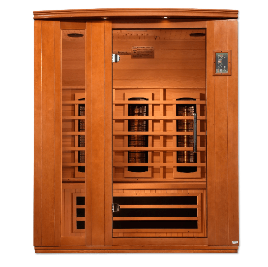 Dynamic "Lugano Full Spectrum" 3-Person Full Spectrum Infrared Sauna