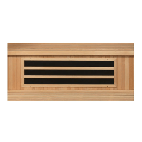 Dynamic "Lugano Full Spectrum" 3-Person Full Spectrum Infrared Sauna