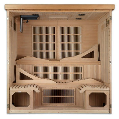 Dynamic "Monaco" 6 Person Ultra Low EMF Far IR Sauna (DYN-6996-01 Elite)