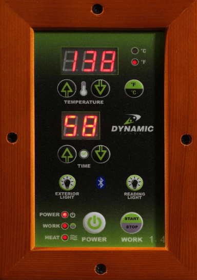 Dynamic "San Marino" 2-Person Low EMF FAR Infrared Sauna