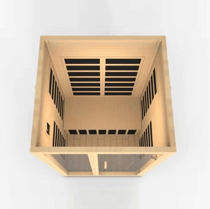 Dynamic "Santiago" 2-Person Low EMF Infrared Sauna