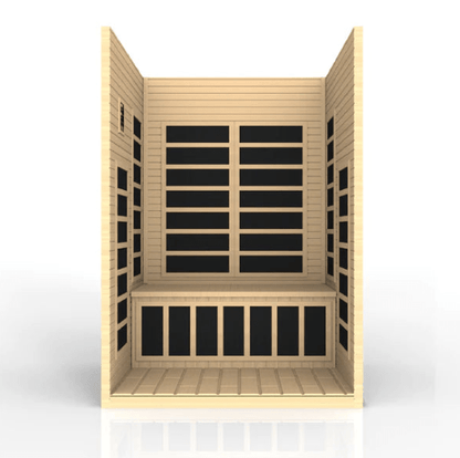 Dynamic "Santiago" 2-Person Low EMF Infrared Sauna