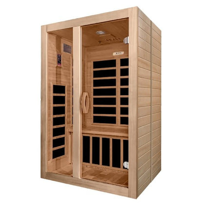 Dynamic "Santiago" 2-Person Low EMF Infrared Sauna