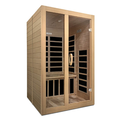 Dynamic "Santiago" 2-Person Low EMF Infrared Sauna