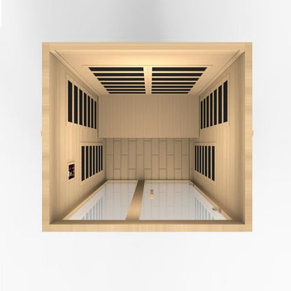 Dynamic "Santiago" 2-Person Low EMF Infrared Sauna
