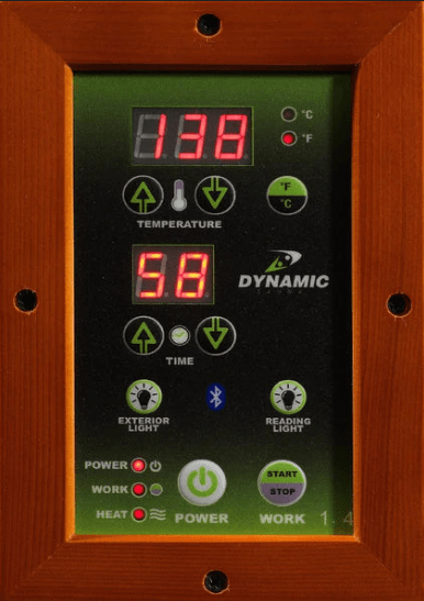 Dynamic "Versailles" 2-Person Low EMF FAR Infrared Sauna