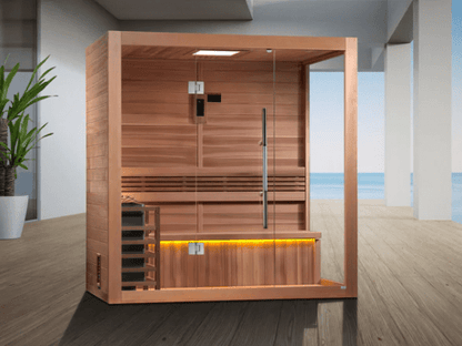 Golden Designs "Forssa Edition" 3 Person Indoor Traditional Steam Sauna