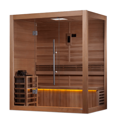 Golden Designs "Forssa Edition" 3 Person Indoor Traditional Steam Sauna