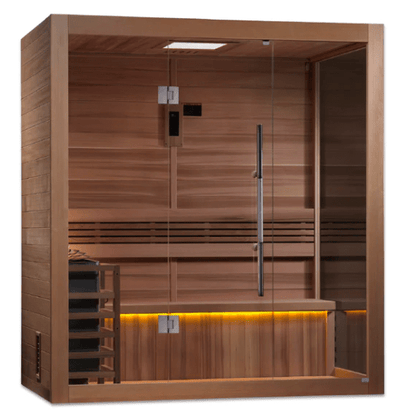 Golden Designs "Forssa Edition" 3 Person Indoor Traditional Steam Sauna