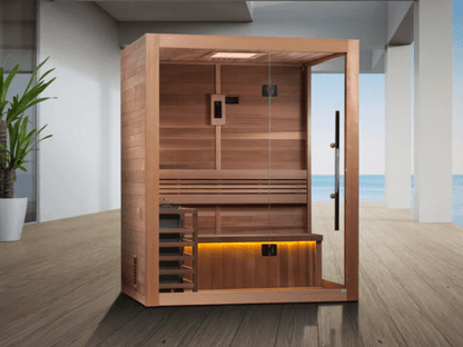 Golden Designs "Hanko Edition" 2 Person Indoor Traditional Steam Sauna
