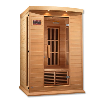 Maxxus 2-Person FAR Infrared Sauna - Low EMF with Canadian Hemlock