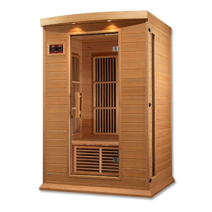 Maxxus 2-Person FAR Infrared Sauna - Low EMF with Canadian Hemlock