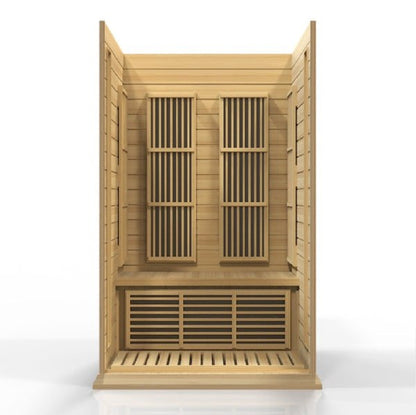 Maxxus 2-Person FAR Infrared Sauna - Low EMF with Canadian Hemlock