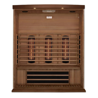 Maxxus 3-Person Full Spectrum Infrared Sauna with Canadian Red Cedar