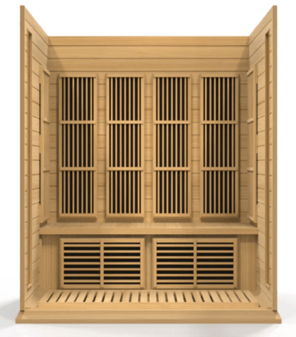 Maxxus 4-Person Low EMF FAR Infrared Sauna Canadian Red Cedar