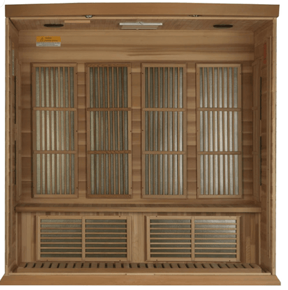 Maxxus 4-Person Low EMF FAR Infrared Sauna Canadian Red Cedar