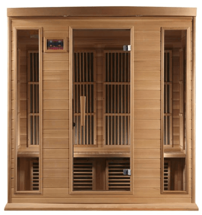 Maxxus "Chaumont Edition" 4-Person Near Zero EMF FAR Infrared Sauna with Canadian Red Cedar