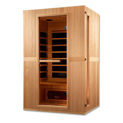 Maxxus "Serenity" Dual Tech 2-Person Low EMF FAR Infrared Sauna with Canadian Hemlock