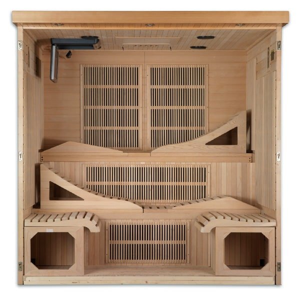 Golden Designs "Monaco" 6-Person Near Zero EMF FAR Infrared Sauna