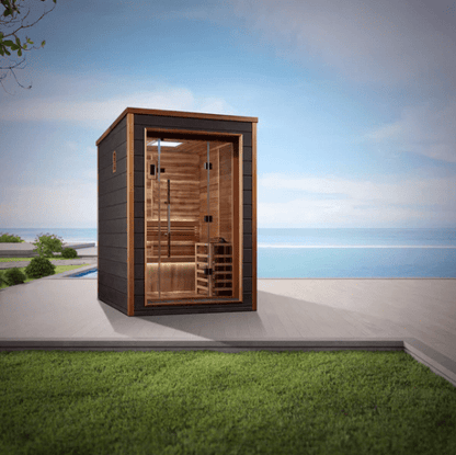 Golden Designs "Narvik" 2 Person Outdoor-Indoor Traditional Steam Sauna