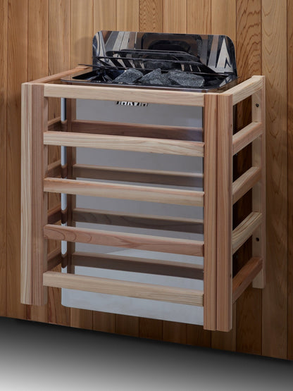 Golden Designs "Toledo" 6-Person Full Spectrum Indoor Hybrid Sauna with Harvia Stove