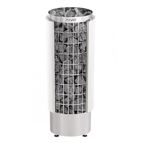 Harvia Cilindro Half Series 10.5kW Stainless Steel Sauna Heater at 240V 1PH