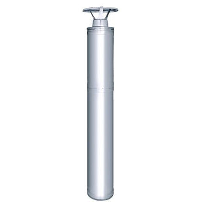 Harvia Sauna Wood Stove Chimney Kit, 1500mm, Stainless Steel