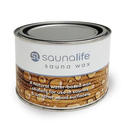 SaunaLife Sauna Wood Wax, Grey, 15.2oz