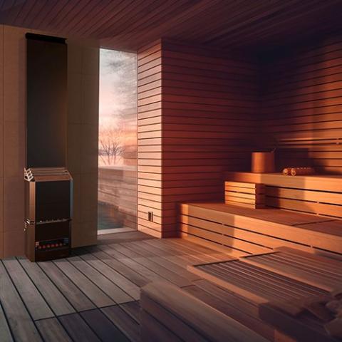 Saunum AIR 5 CSB WiFi Sauna Heater Package