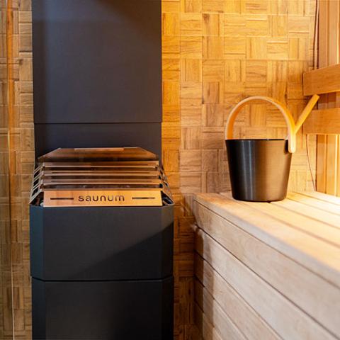Saunum AIR 5 CSB WiFi Sauna Heater Package